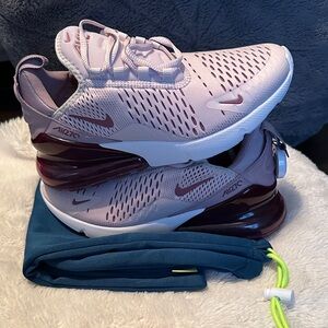 Nike AirMax Women's Sneakers in Light Pink and Burgundy